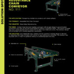 Adjustable Chain Conveyor 111