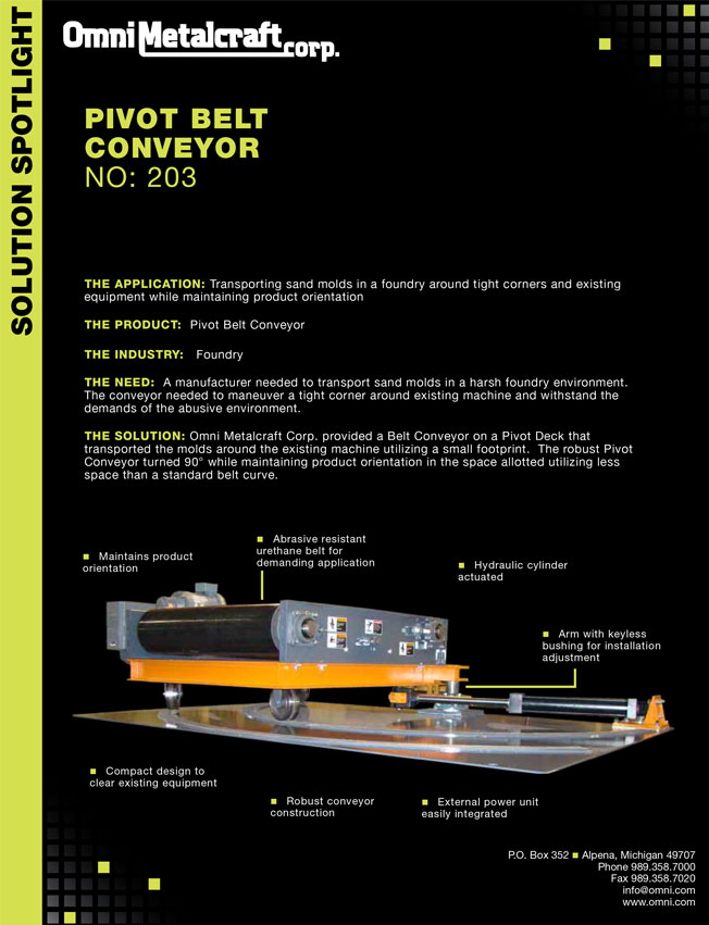 Pivot Belt Conveyor 203